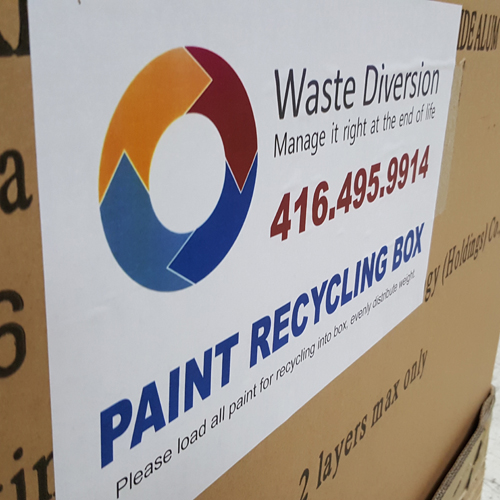 Waste Diversion Paint Recycling
